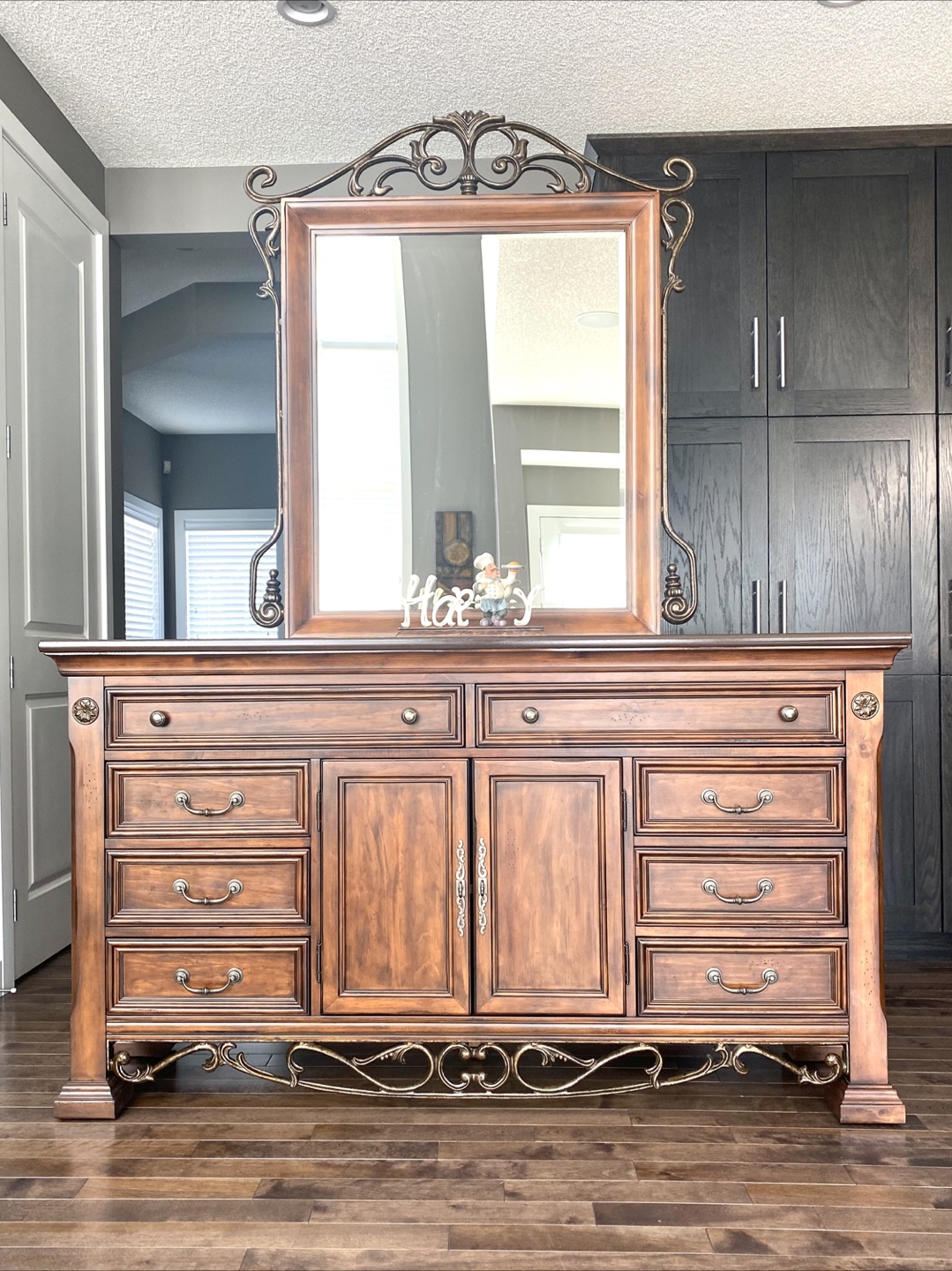🏆 Elegant refurbished drawers / dressers / chest with mirror - photo 2