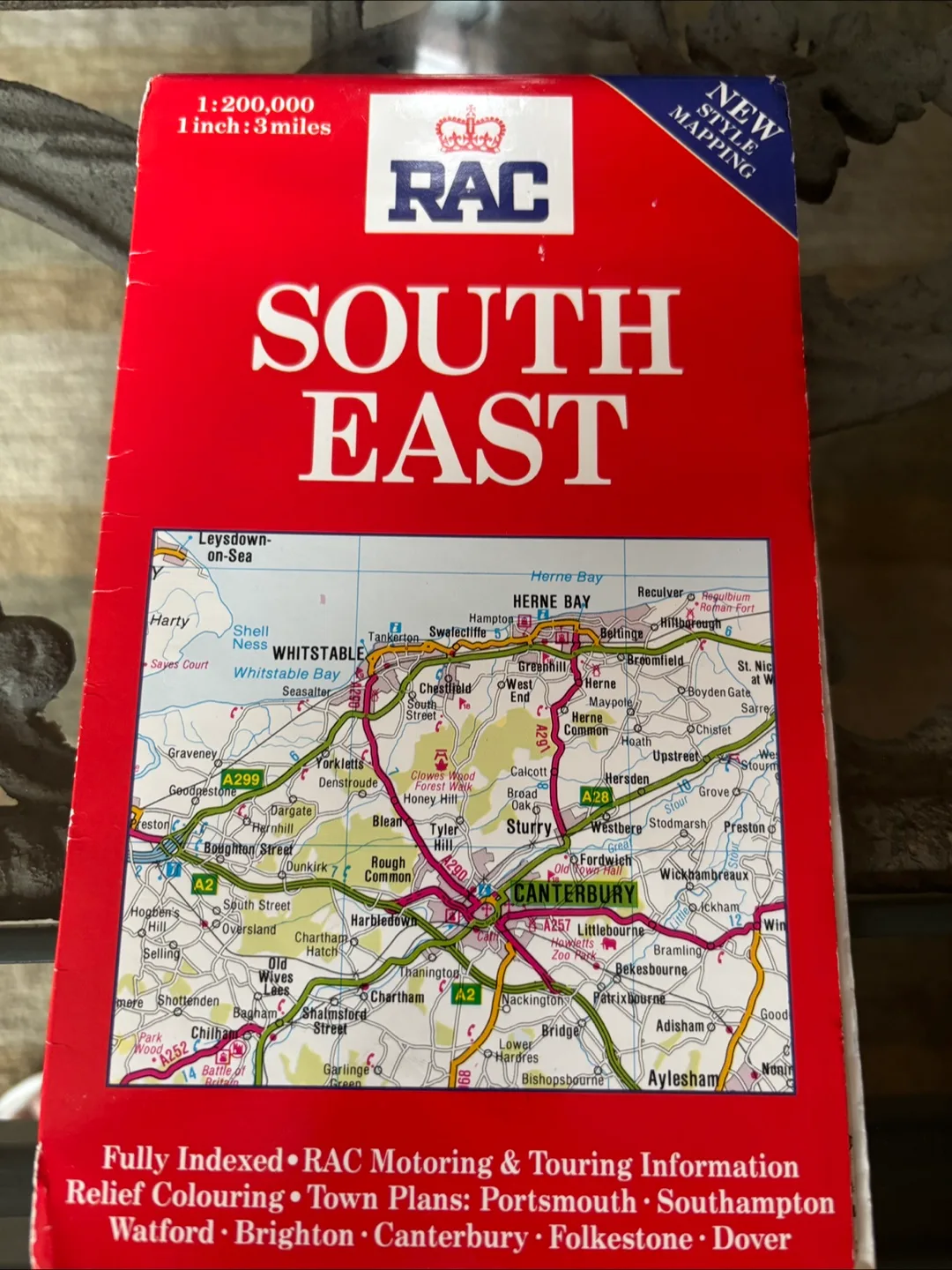 🍁🇨🇦RAC South East England Road Map thumbnail