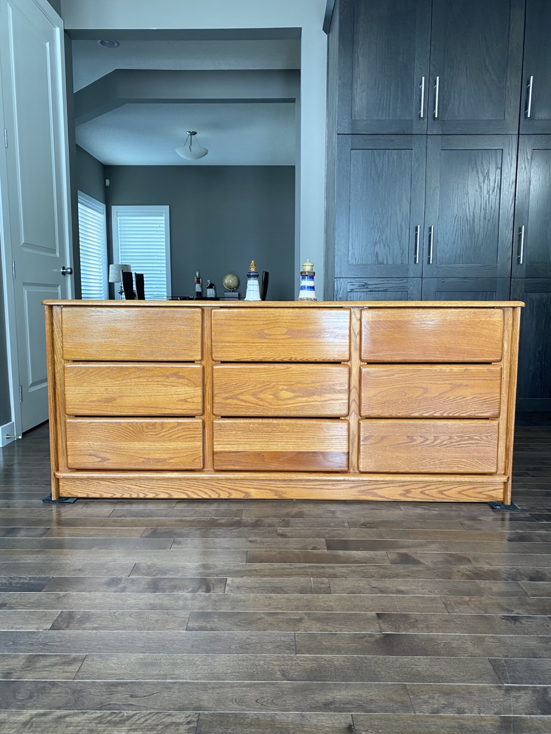 🏆 Natural Solid Oak refurbished drawers / dressers / chest