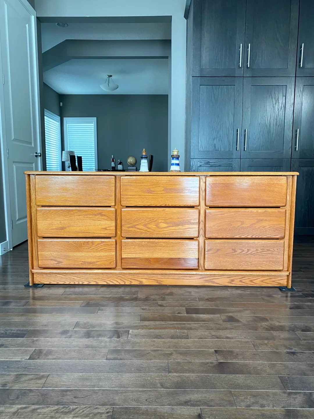 🏆 Natural Solid Oak refurbished drawers / dressers / chest thumbnail