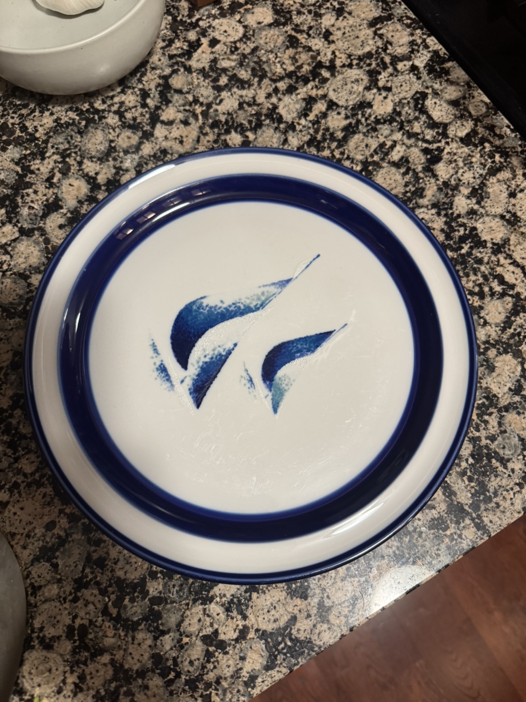 Vintage Mikasa Whole Wheat Sailboats Plate - photo 2