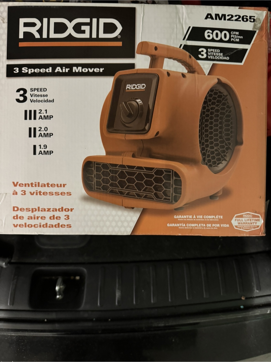 RIDGID 3 Speed Air Mover AM2265