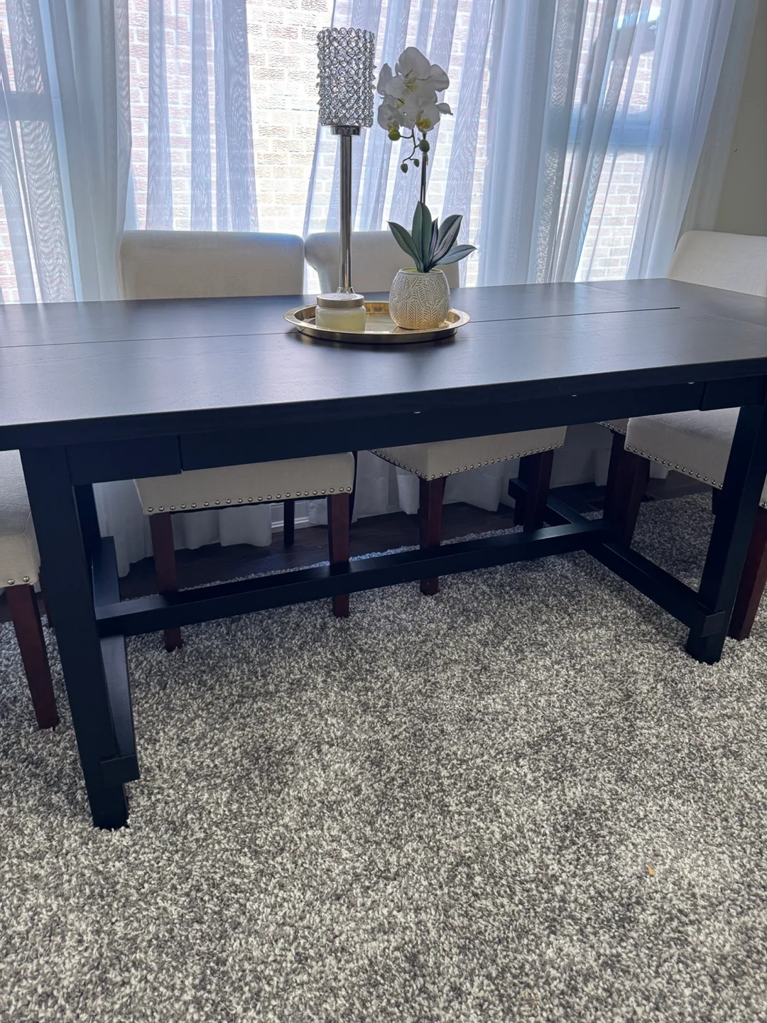 IKEA Nordviken Extendable Dining Table - Black image indicator(5)