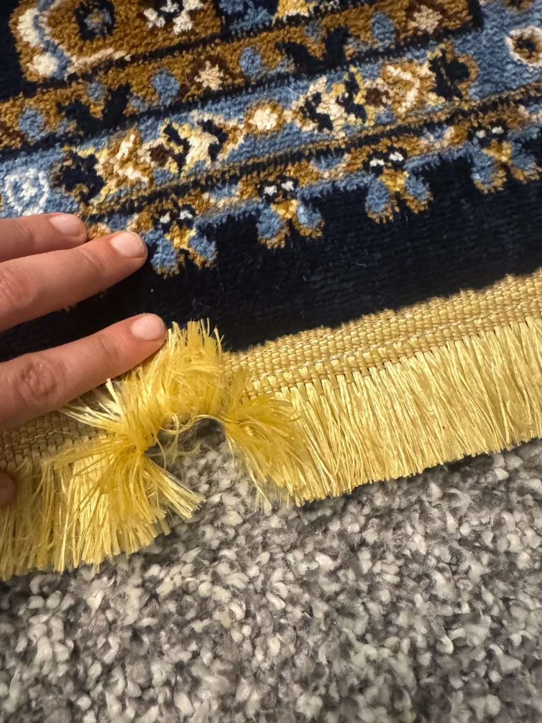 Harir Asfahan Rug, Blue/Neutral, 200x300cm image indicator(3)