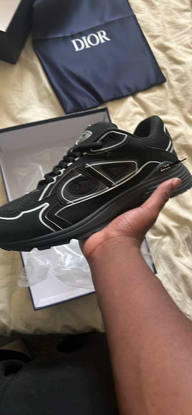 Dior B30 Black Sneakers - photo 4
