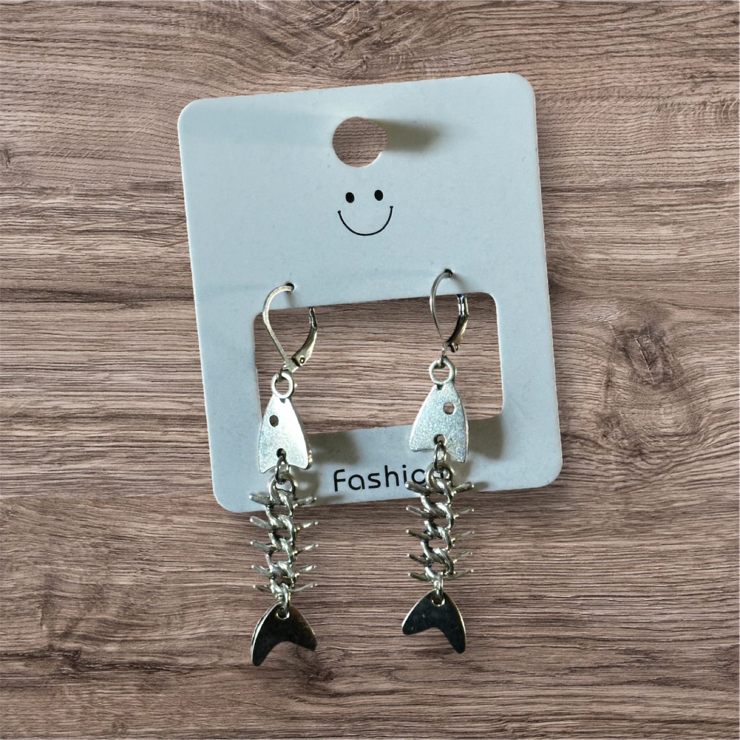 Fashion Fishbone Dangle Earrings