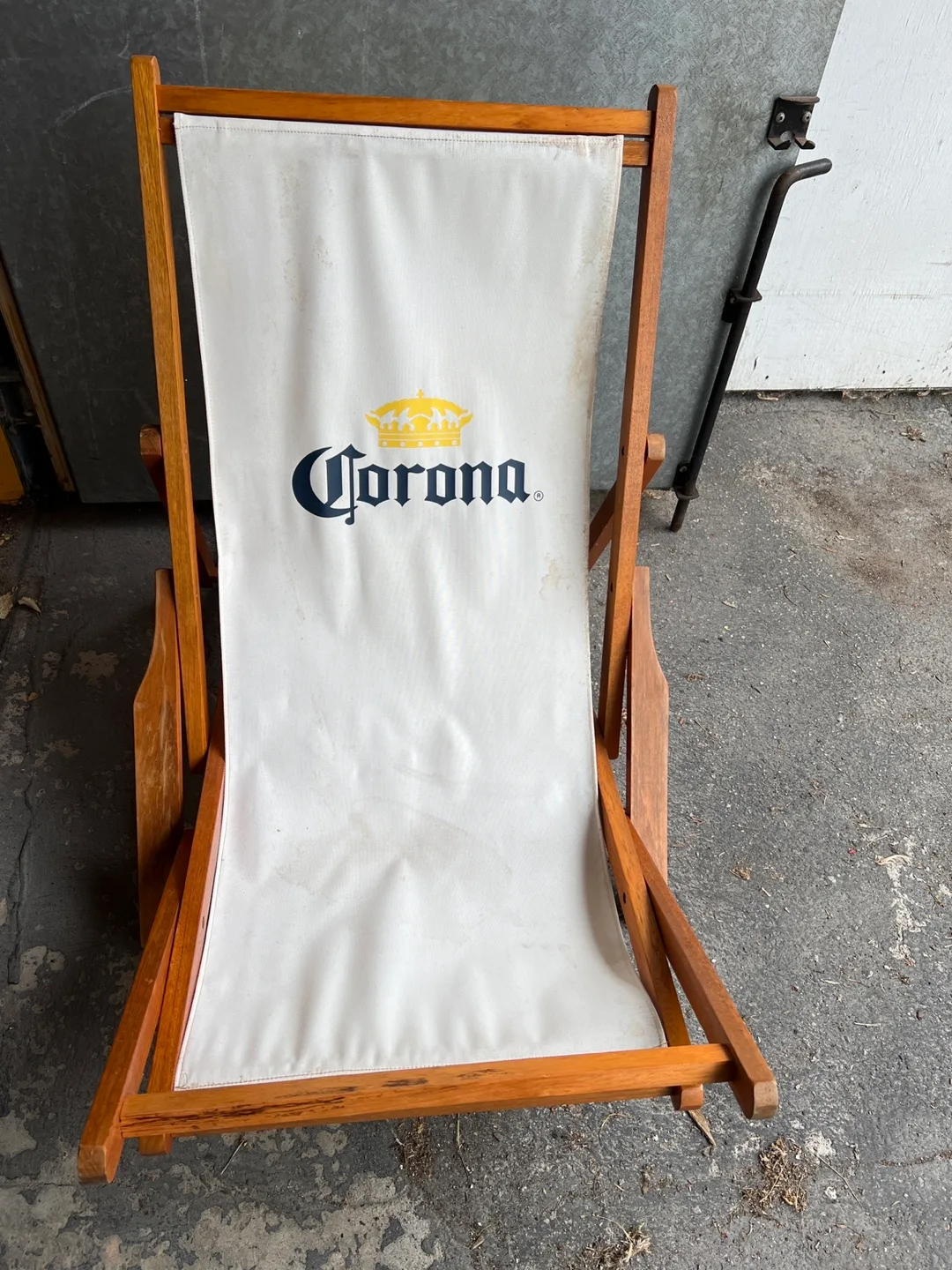 Corona Branded Wooden Beach Chair thumbnail