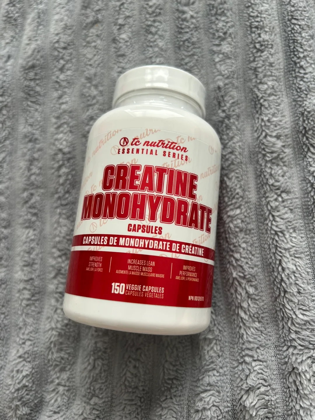 New TC Nutrition Creatine Monohydrate - 150 Capsules thumbnail