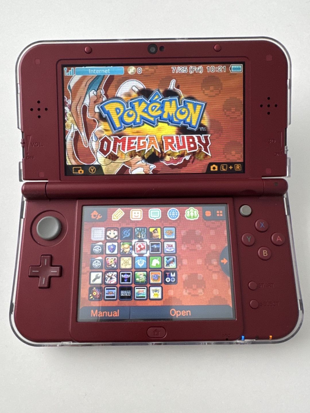 New Nintendo 3DS LL - Metallic Red - Dual IPS | Modded - photo 2