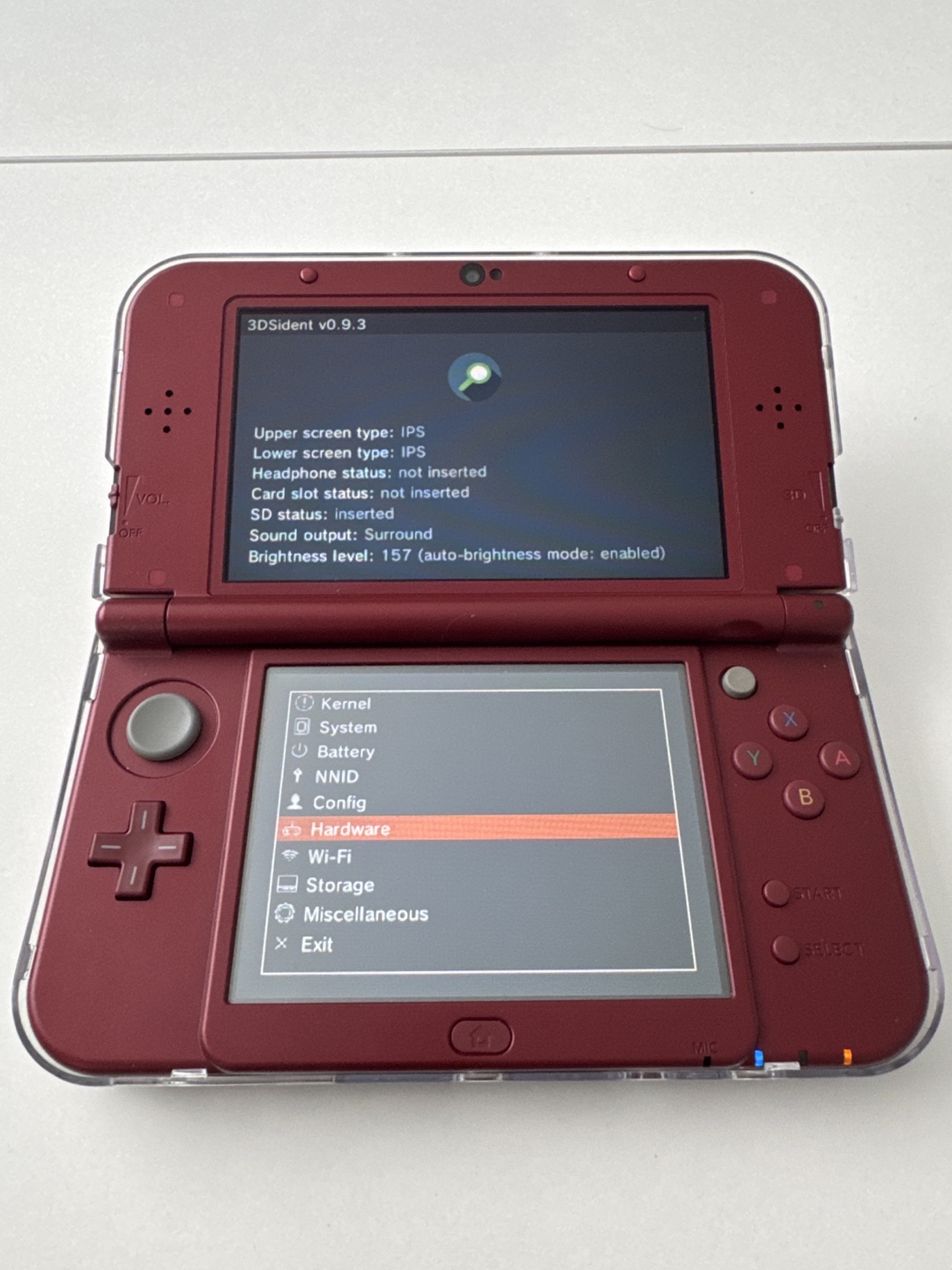 New Nintendo 3DS LL - Metallic Red - Dual IPS | Modded - photo 3