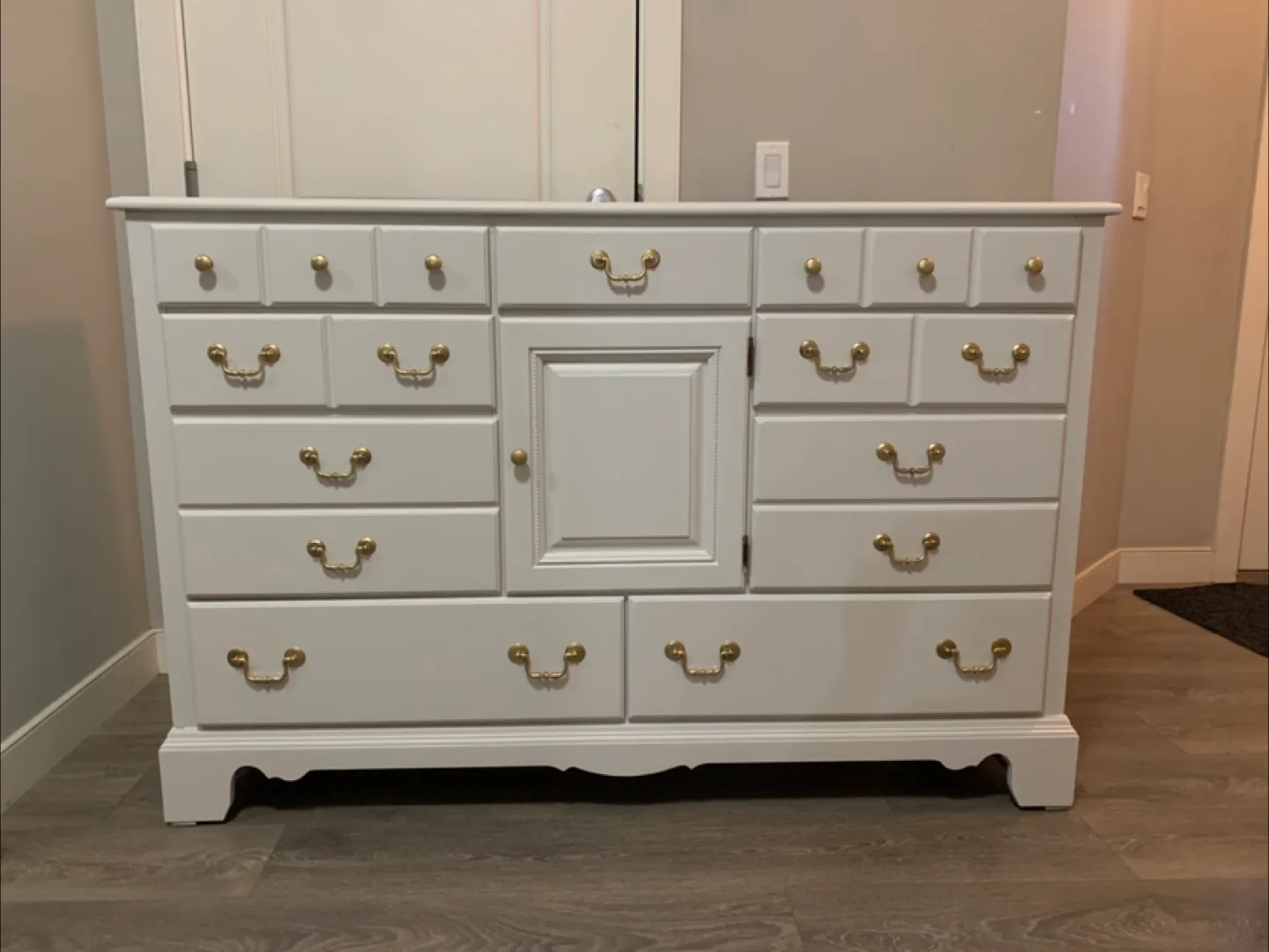 Solid wood long dresser thumbnail