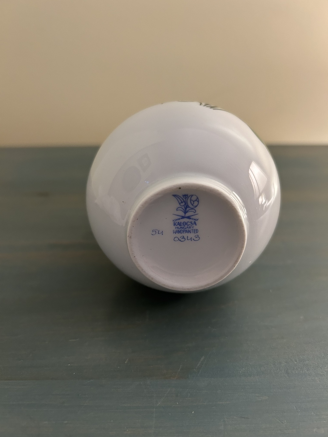 Kalocsa Hand Painted Floral Pattern Vase - photo 2