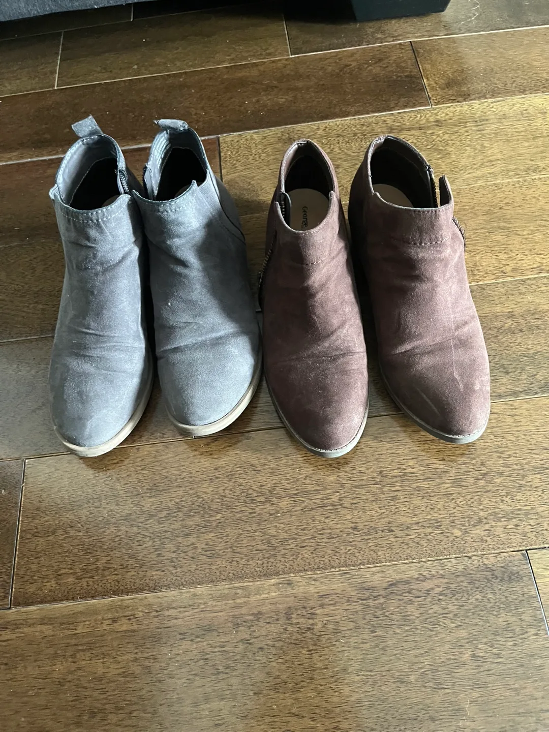 George Ankle Boots - Size 8 - Grey & Brown thumbnail