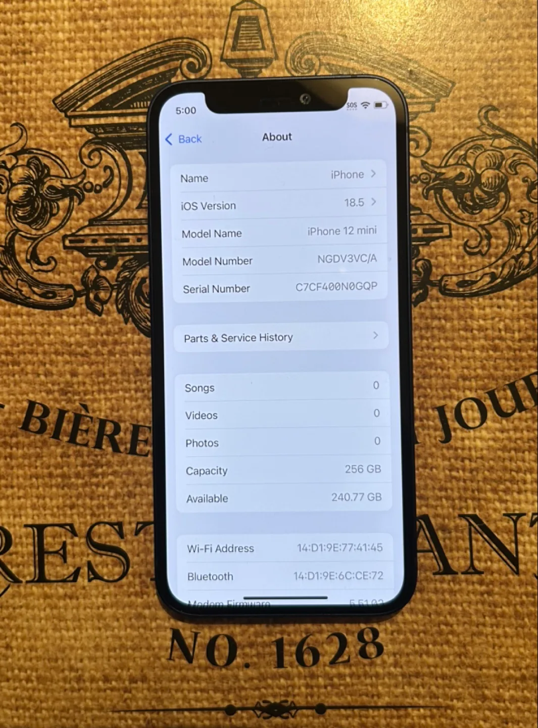 (100%) iPhone 12 Mini 256GB-Excellent Con+Accessories.(FIRM!!!) image indicator(8)