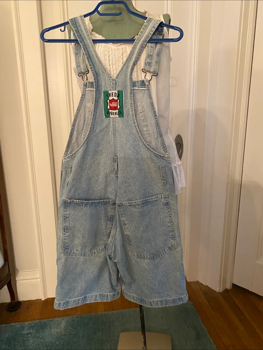 Ikeda 90s Denim Overall Shorts image indicator(4)