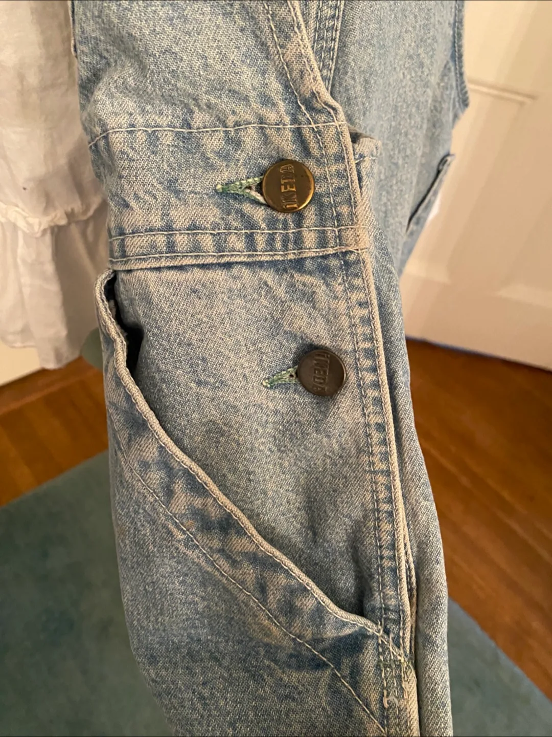 Ikeda 90s Denim Overall Shorts image indicator(5)