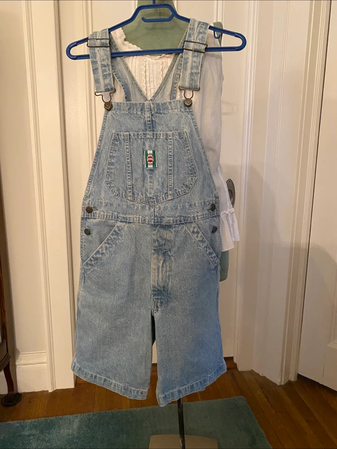 Ikeda 90s Denim Overall Shorts thumbnail