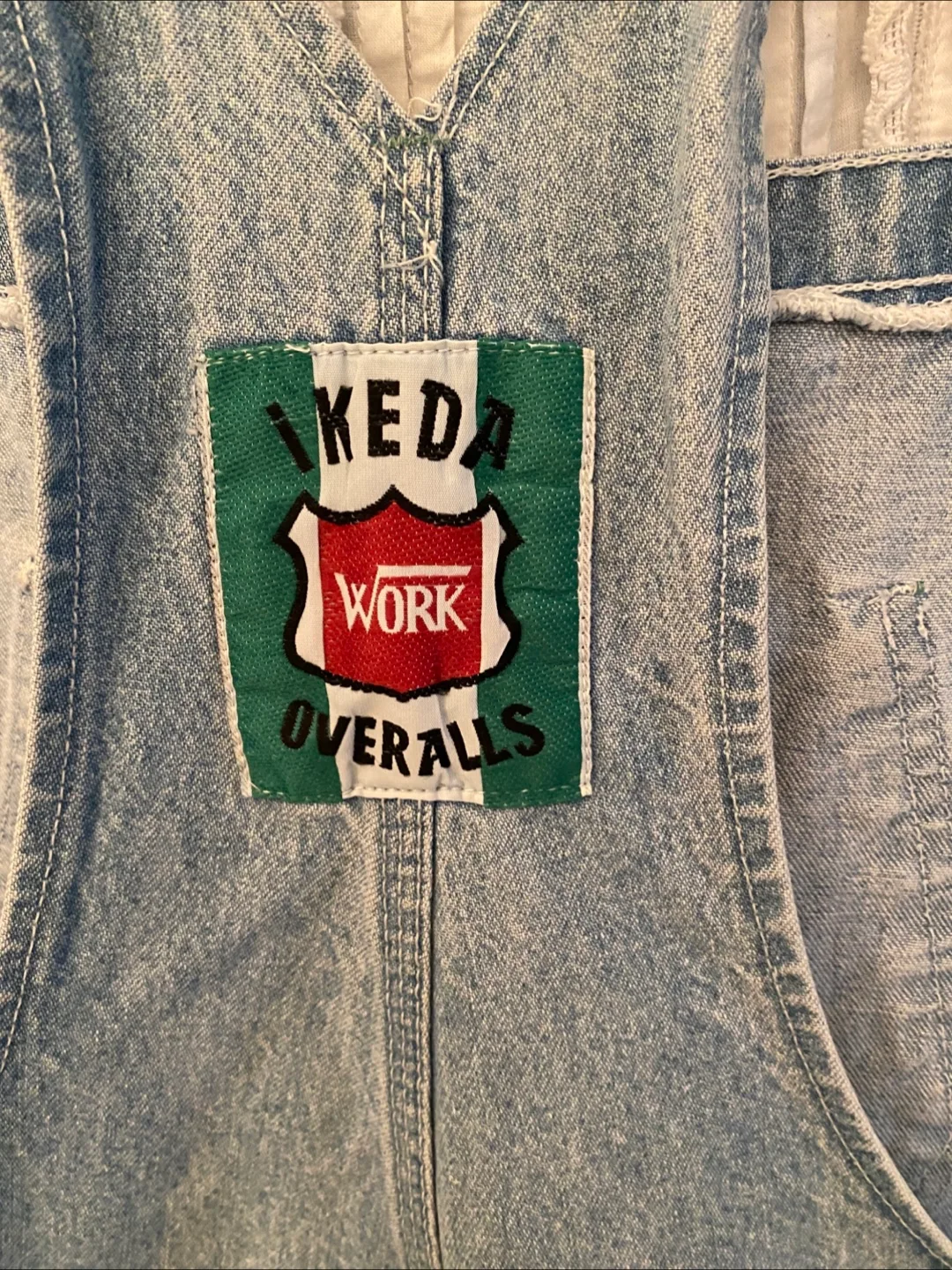 Ikeda 90s Denim Overall Shorts image indicator(6)