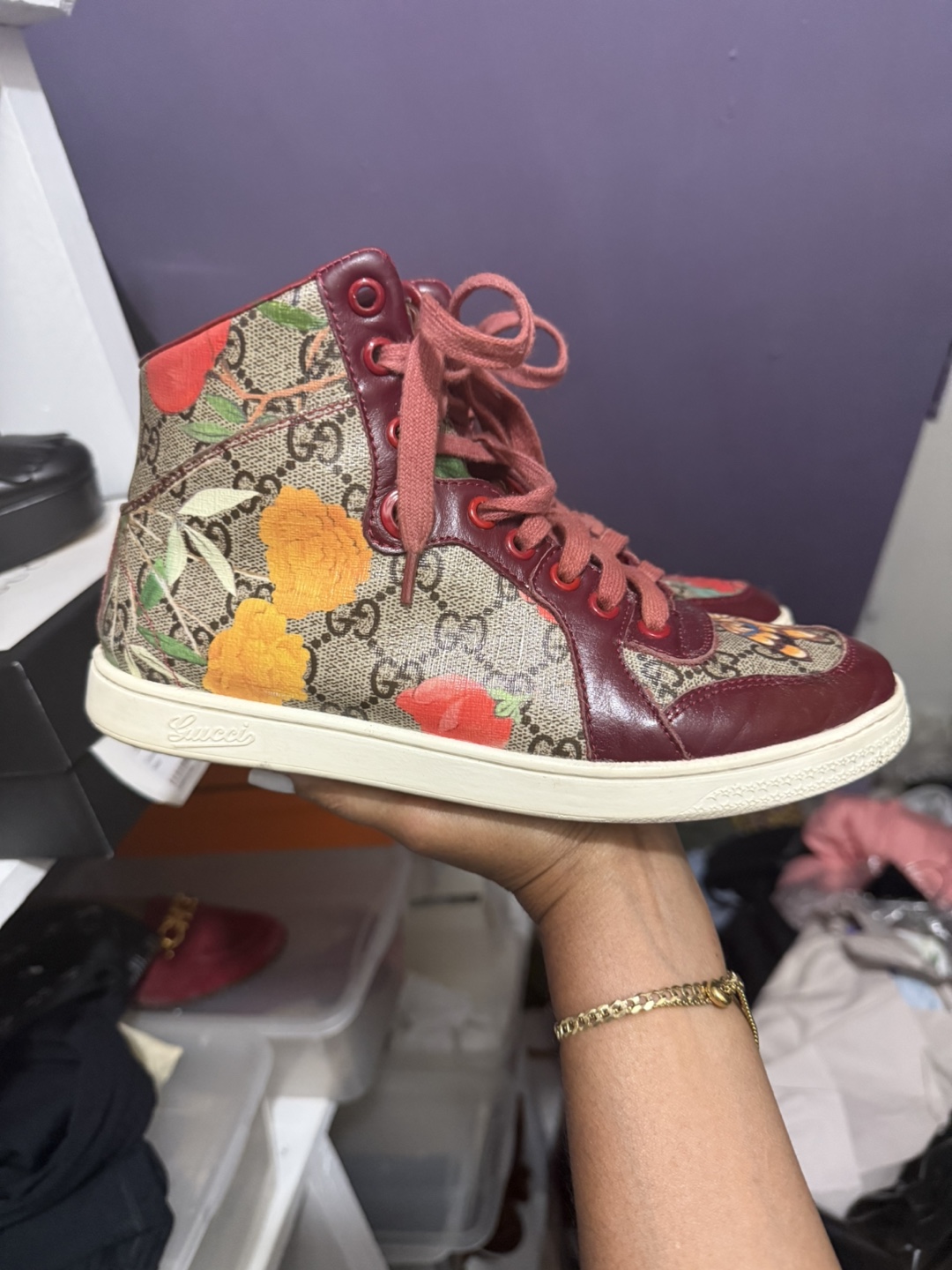 Gucci women high top sneakers - photo 2