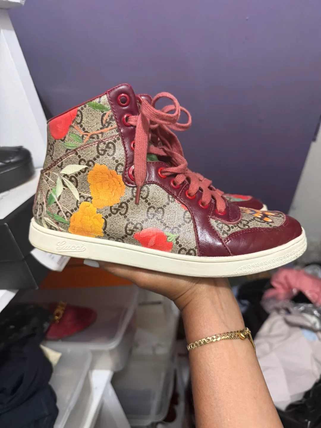 Gucci women high top sneakers image indicator(2)