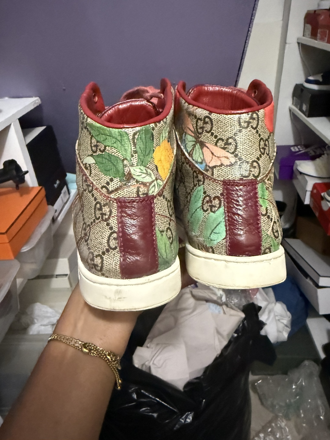 Gucci women high top sneakers - photo 3