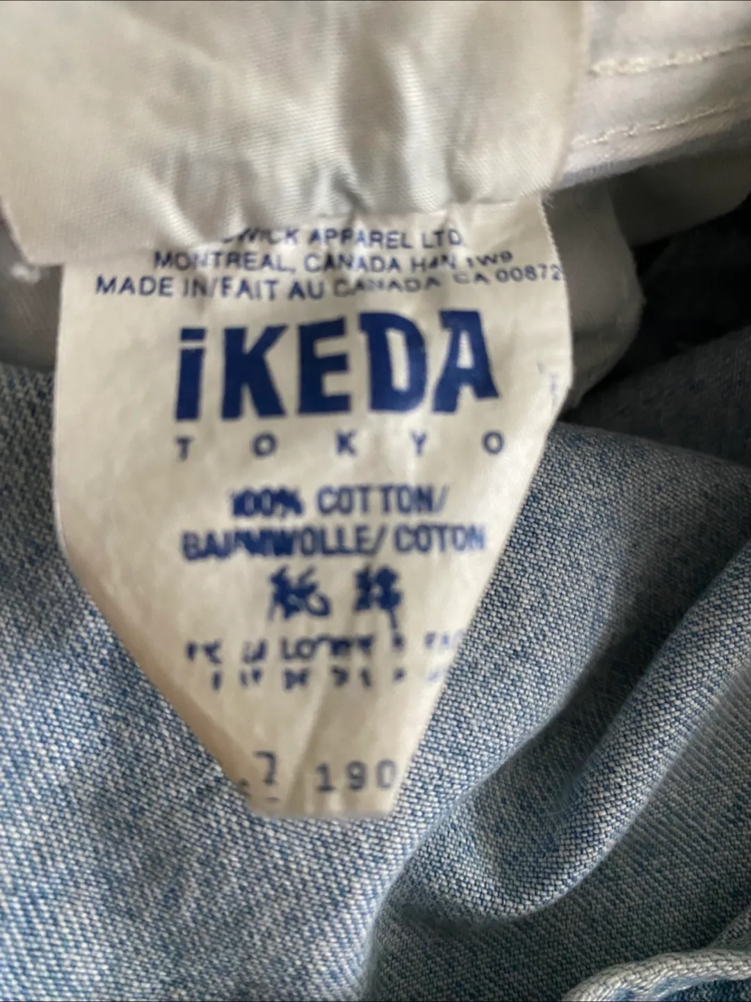 Ikeda 90s Denim Overall Shorts image indicator(7)