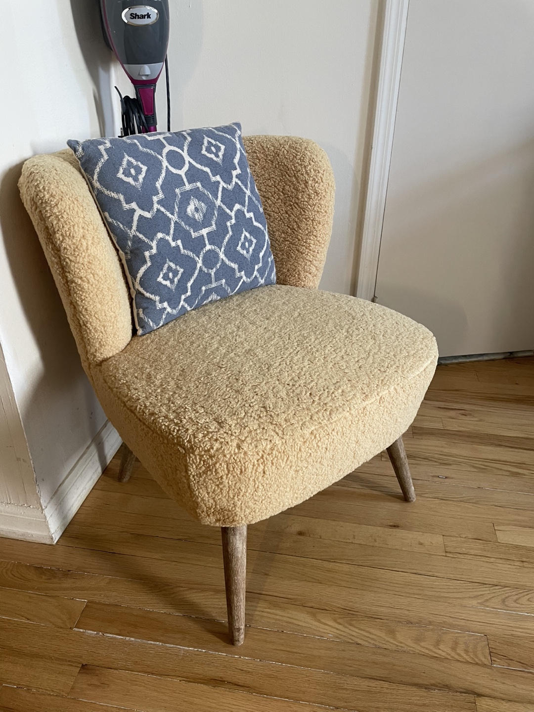 Yellow Sherpa Accent Chair - photo 5