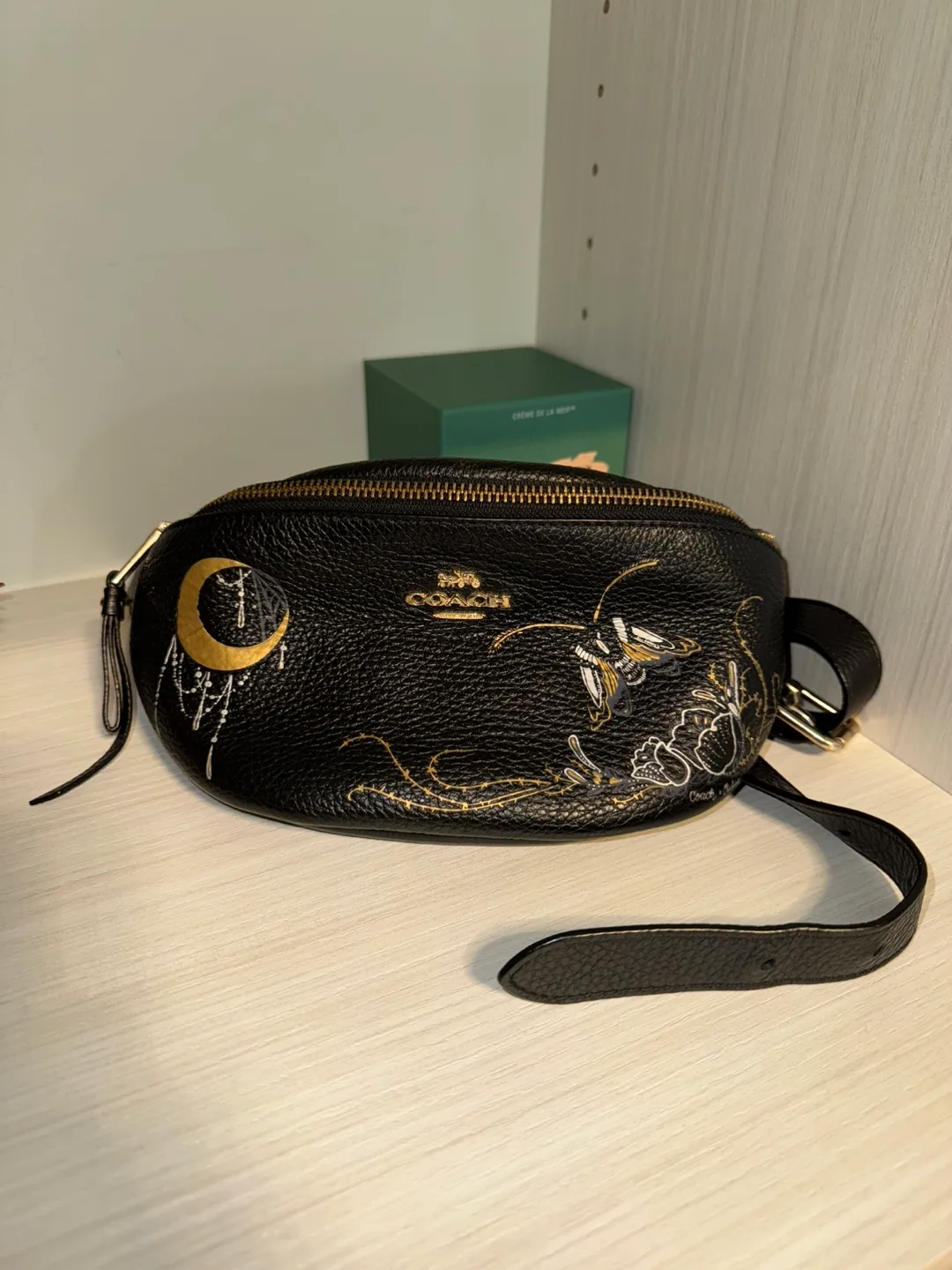 Coach Belt Bag Black Leather thumbnail