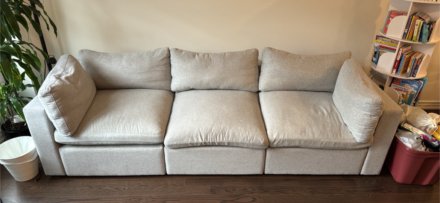 Cozey Ciello 3-seater sofa in Dream Grey