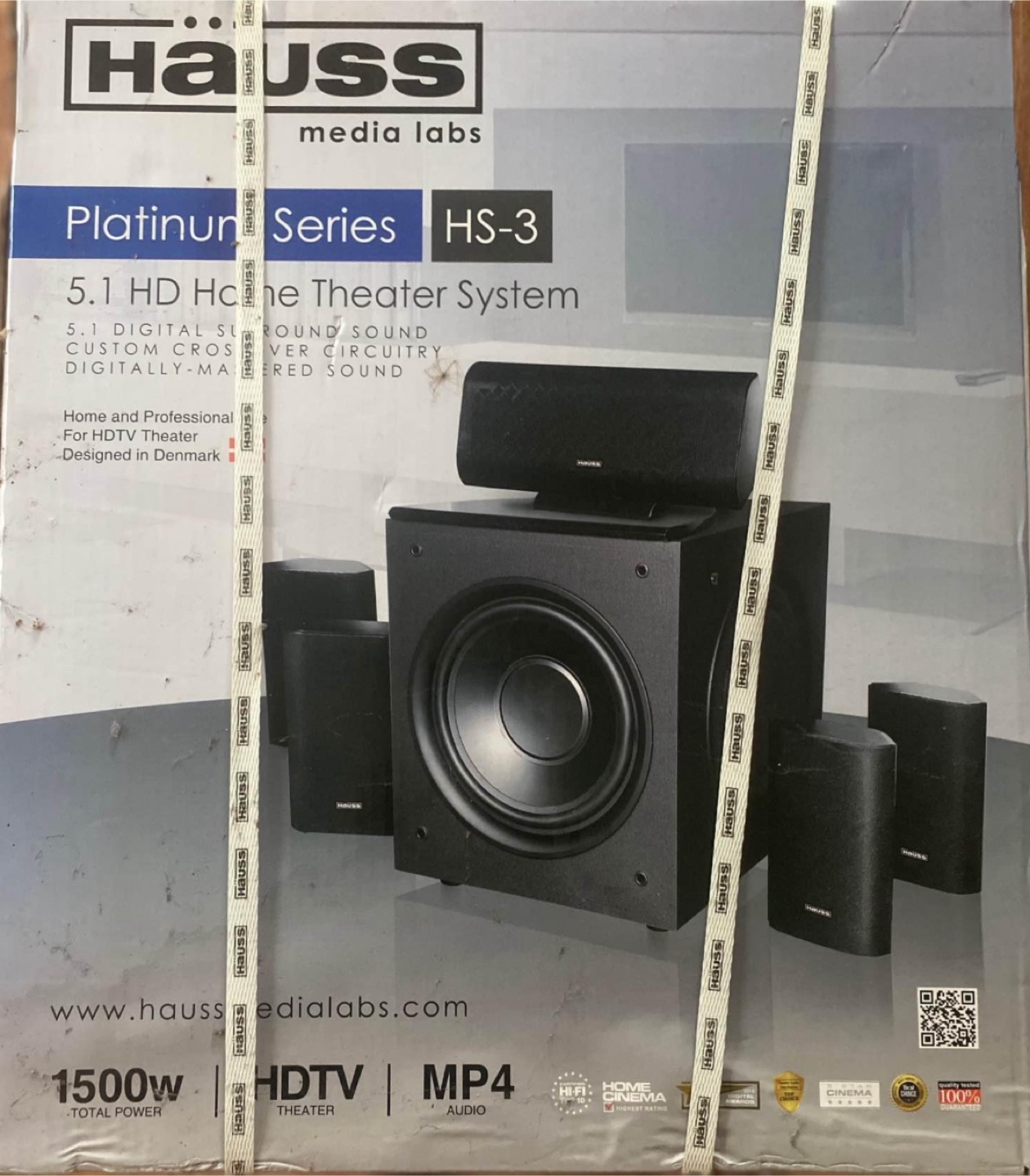 Hauss Platinum Series HS-3 Home Theater System