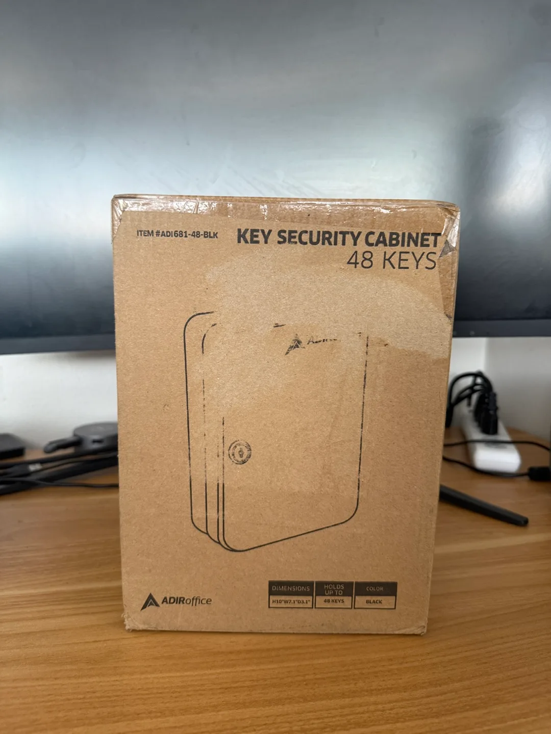 AdirOffice Key Security Cabinet - 48 Keys thumbnail