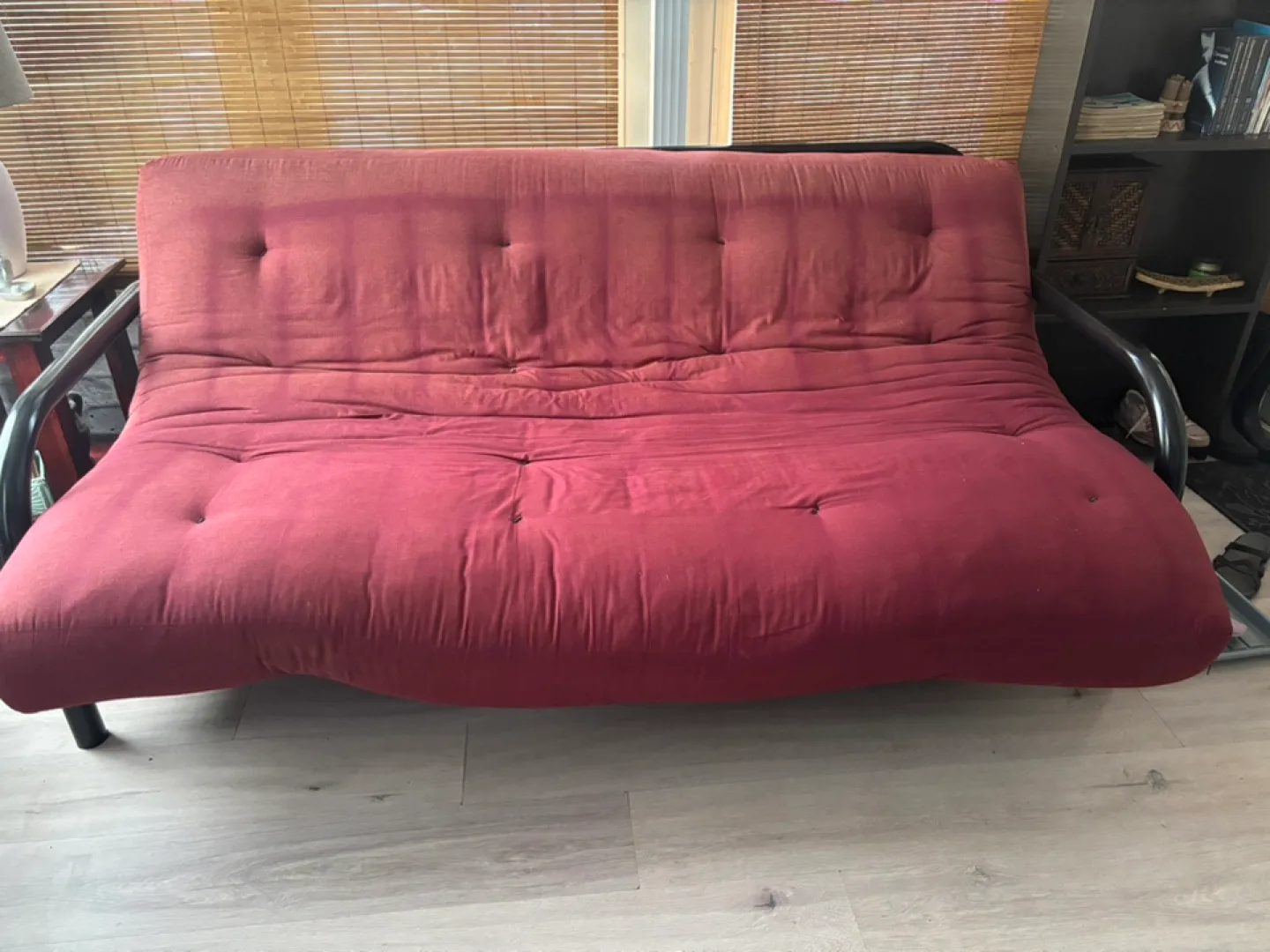 Red Futon Sofa Bed image indicator(4)