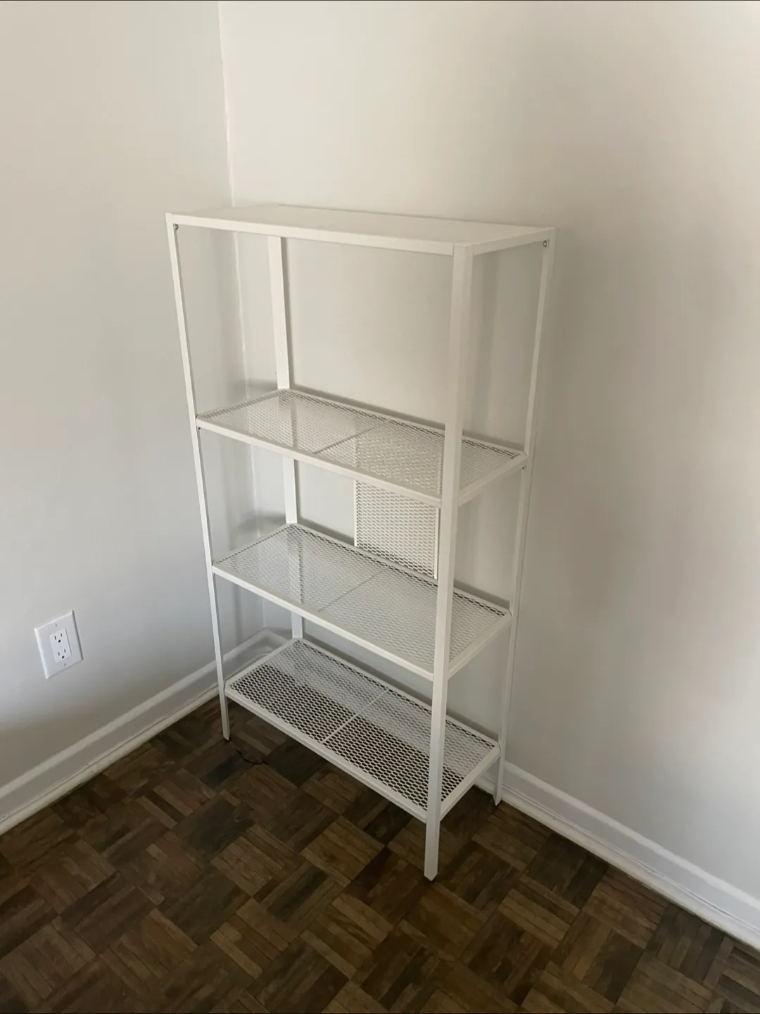 IKEA White Metal Shelf Unit image indicator(2)