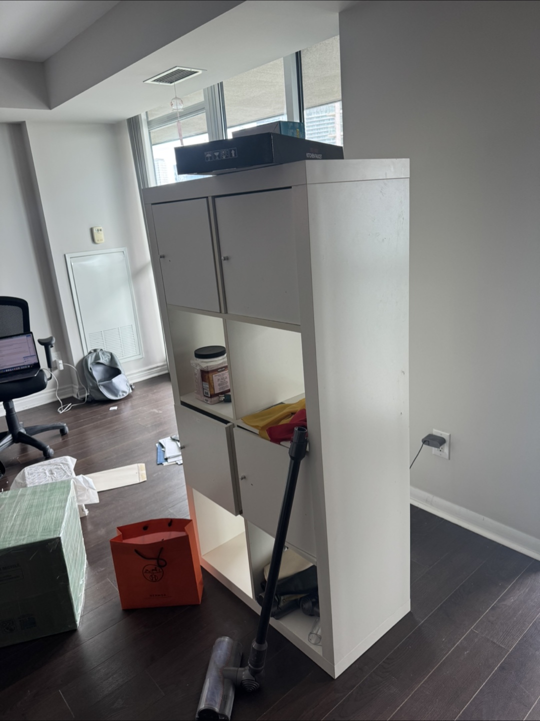 IKEA Kallax White Shelving Unit