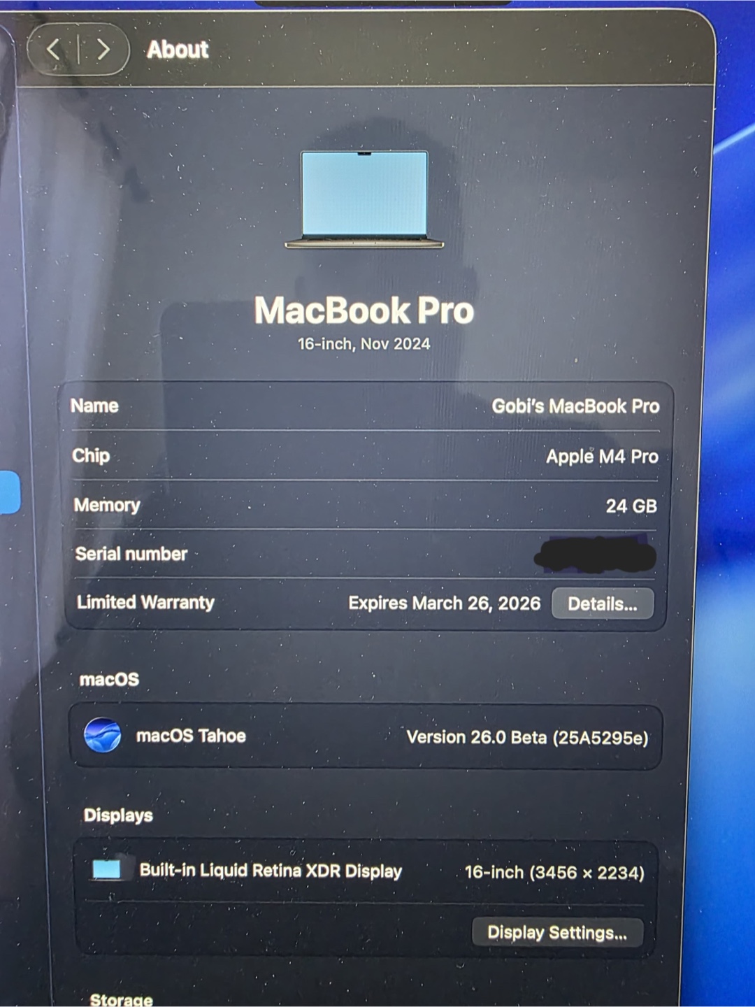 MacBook Pro 16-inch Apple M4 Pro Chip - photo 2