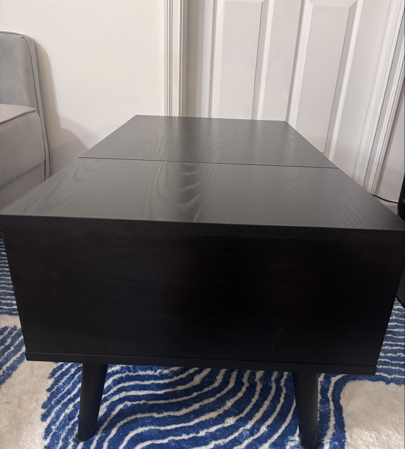 Lift top coffee table with storage - photo 4