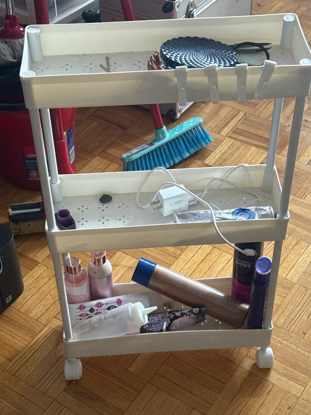 Rolling Utility Cart - White thumbnail