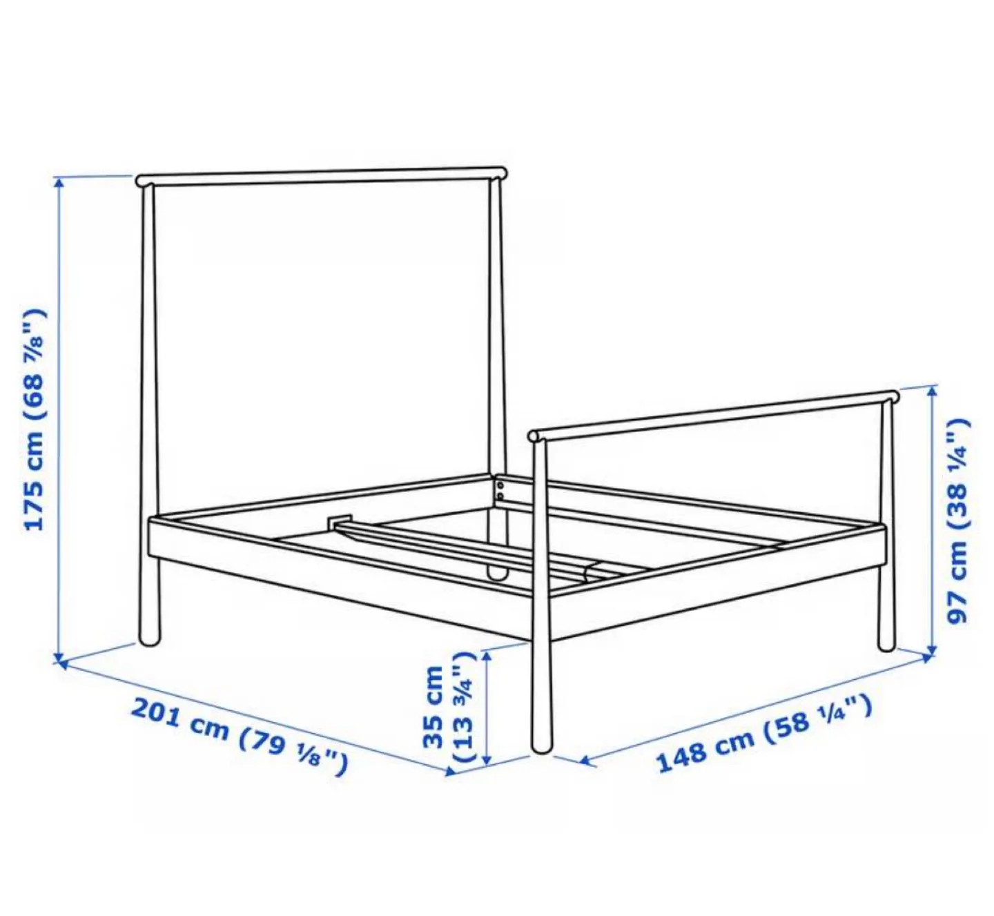 Ikea Bed Frame - Full Size image indicator(3)