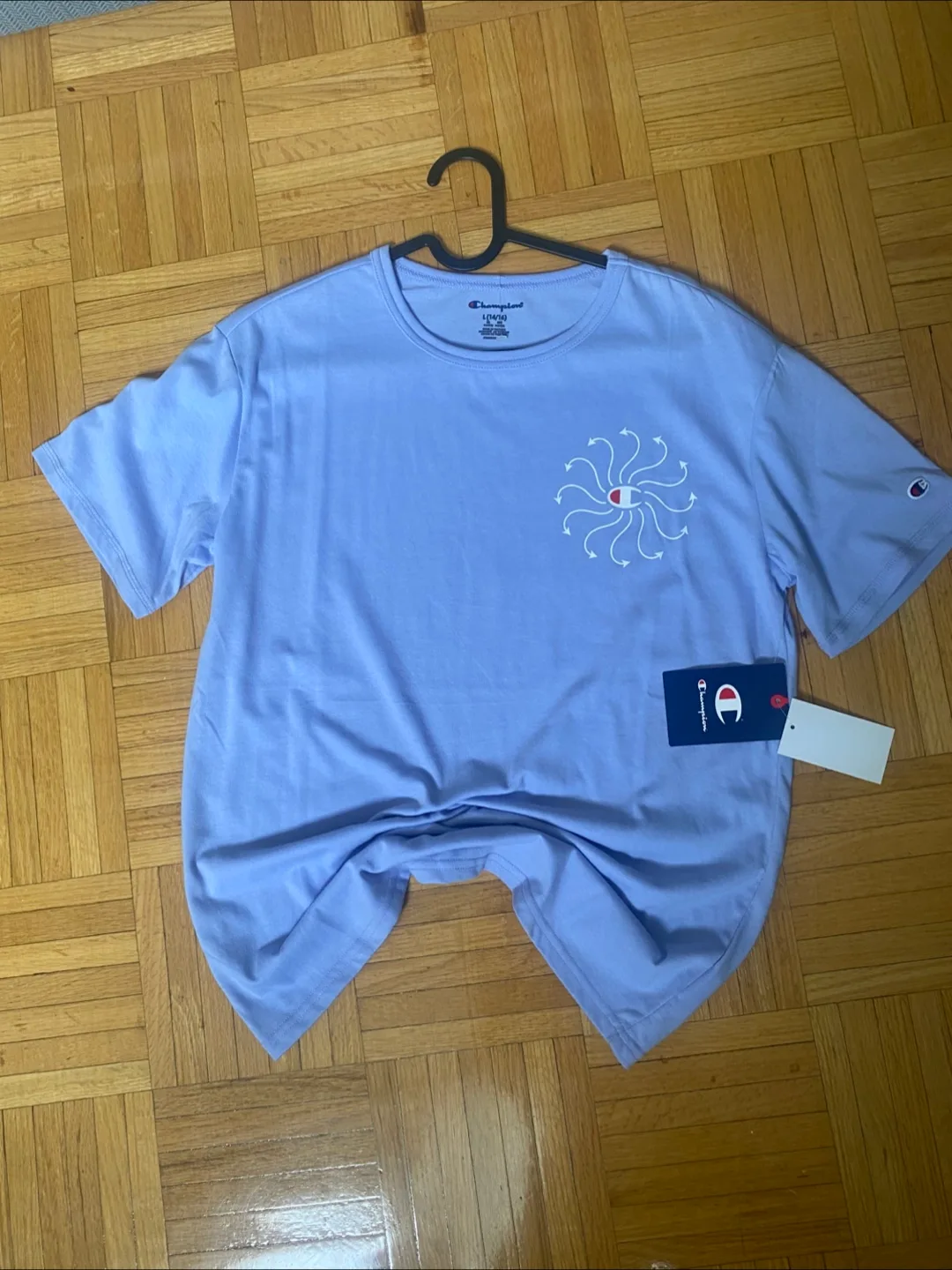 Champion T-Shirt - Size L (14/16) - Light Blue thumbnail