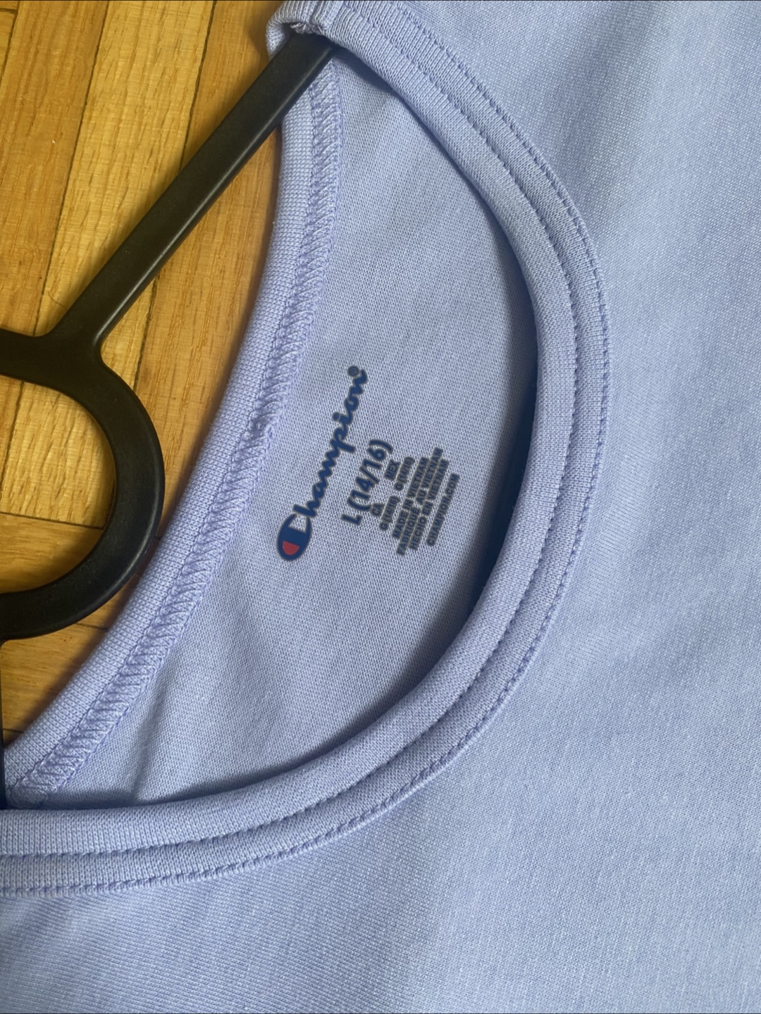Champion T-Shirt - Size L (14/16) - Light Blue - photo 2