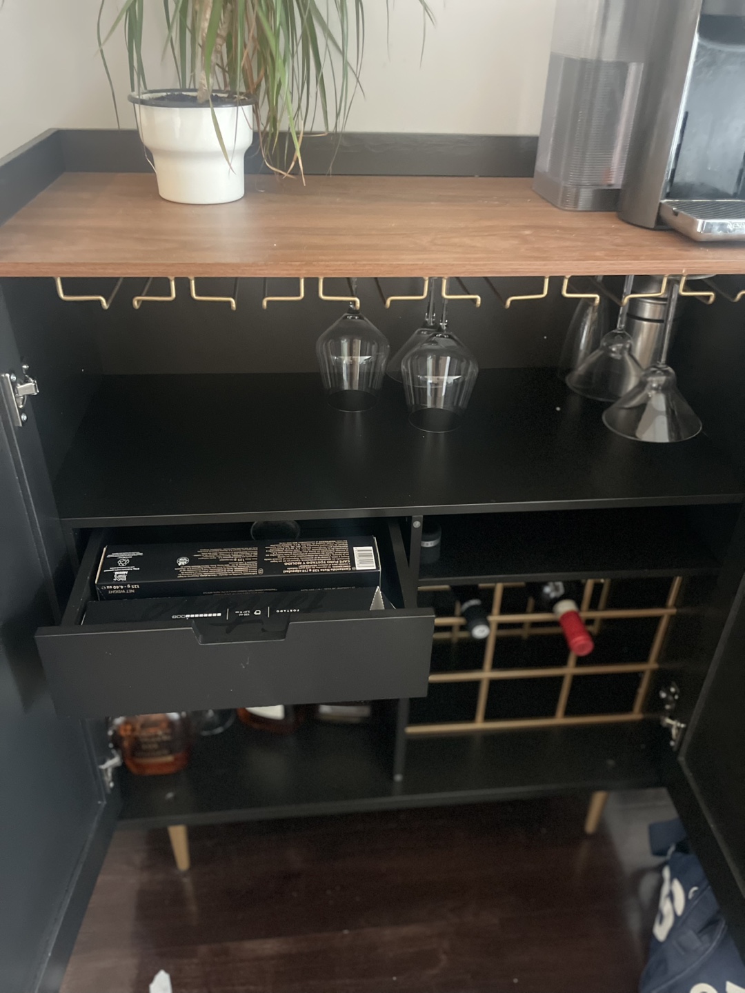 Coffee and Bar Cabinet with fluted front - photo 5