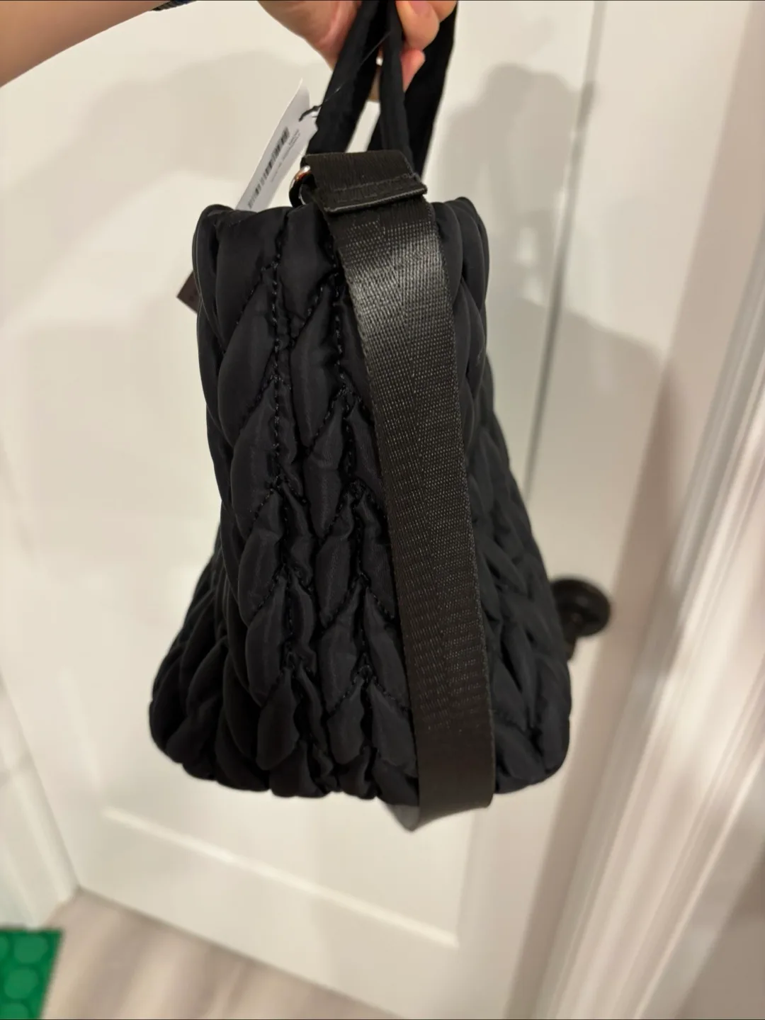 Naturalizer Black Quilted Tote Bag image indicator(4)