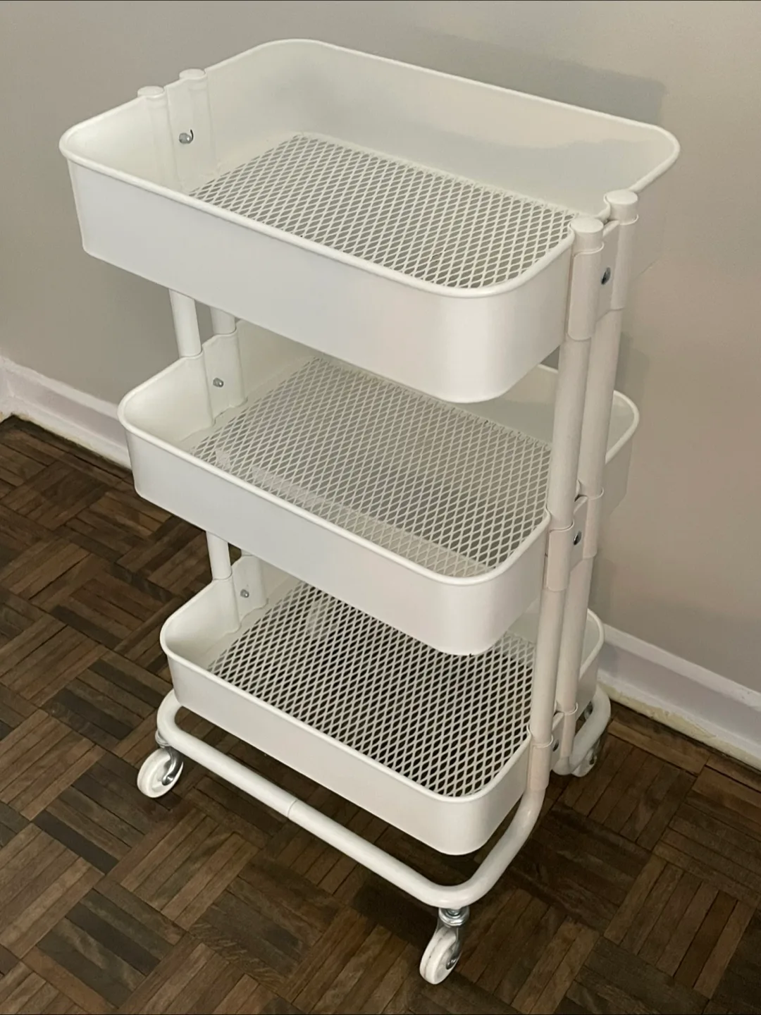 IKEA RÅSHULT White Rolling Cart thumbnail