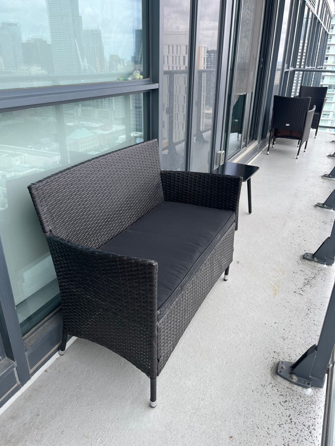 Wicker Patio Set - Loveseat and Chairs - photo 2