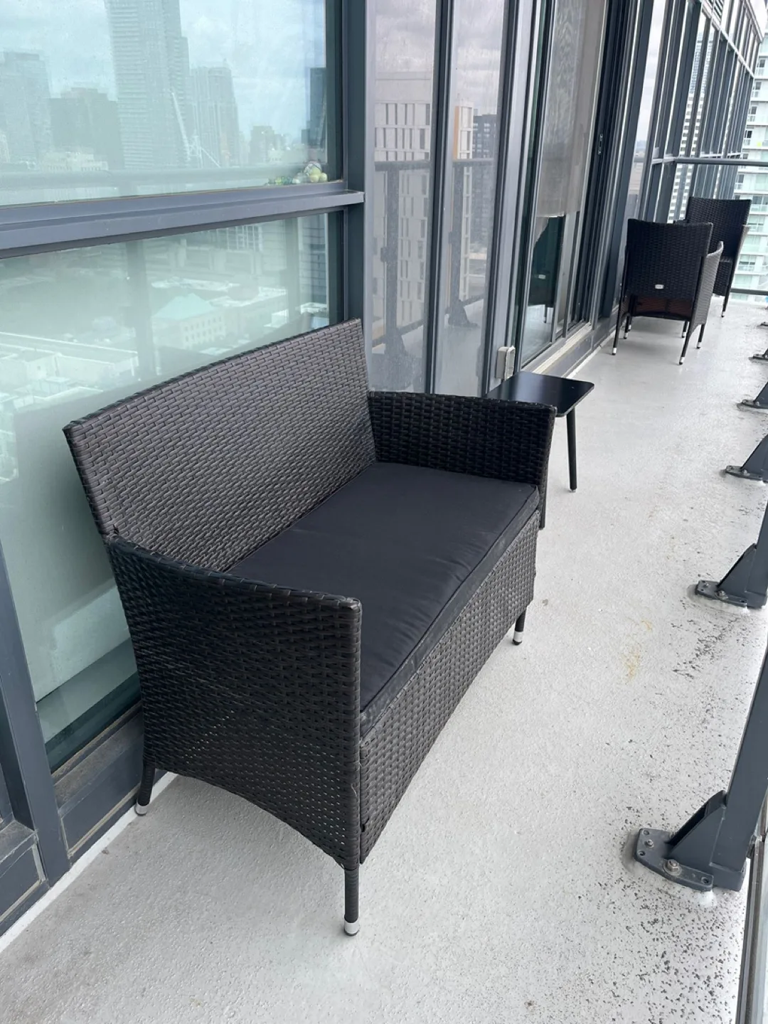 Wicker Patio Set - Loveseat and Chairs image indicator(2)