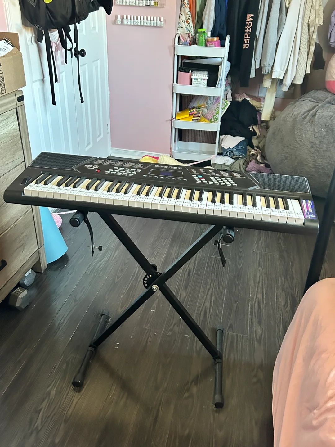 RockJam Keyboard with Stand and headphones thumbnail