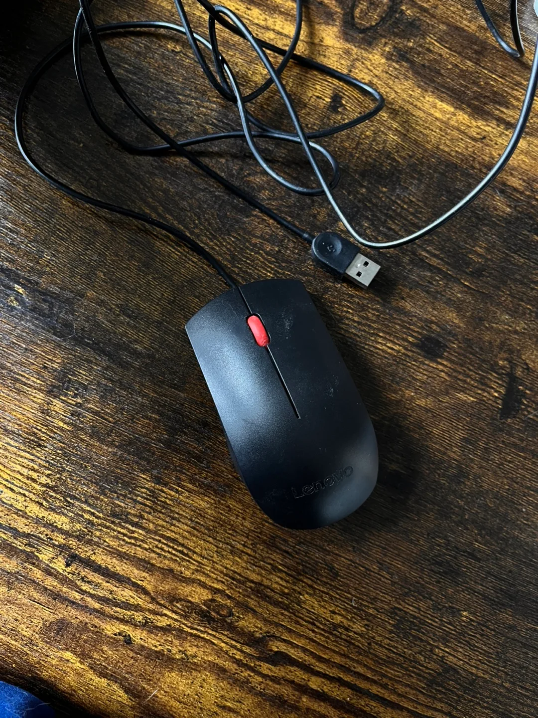 Lenovo Black USB Mouse thumbnail