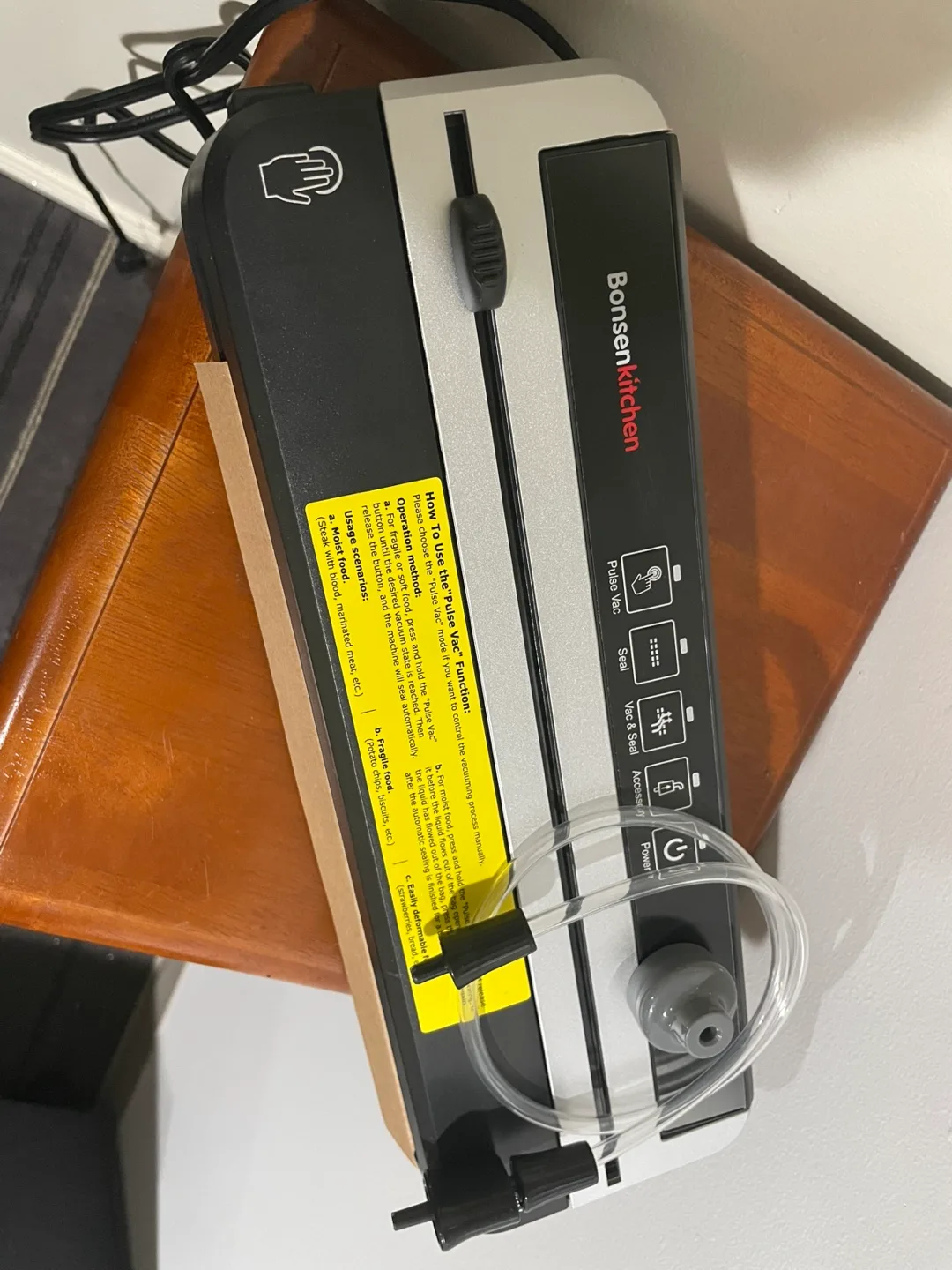 Bonsenkitchen VS2500US Vacuum Sealer w/ Bags image indicator(3)