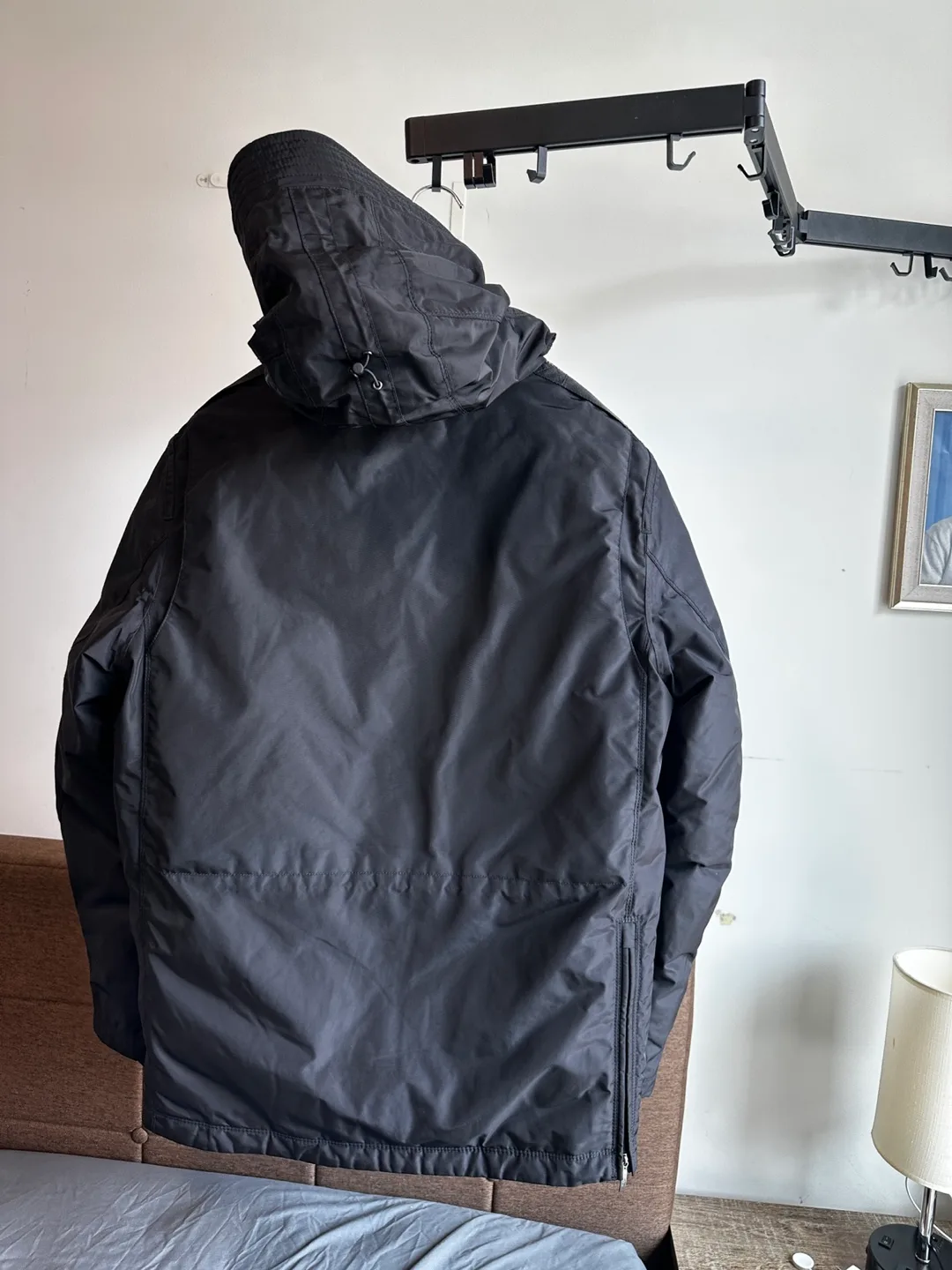 Parajumpers  Right Hand Core Short Down Jacket- Black, Large image indicator(4)