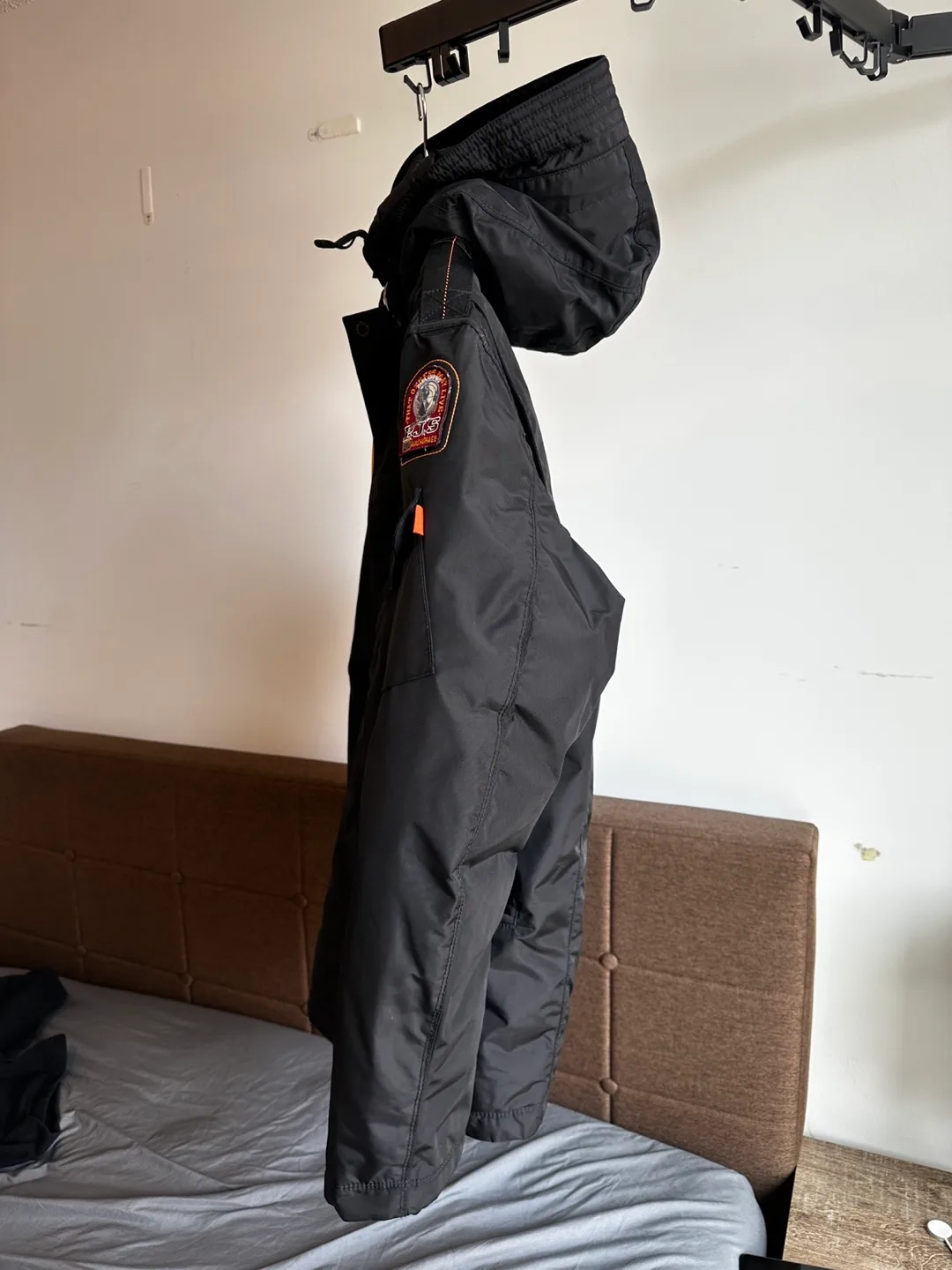 Parajumpers  Right Hand Core Short Down Jacket- Black, Large image indicator(3)